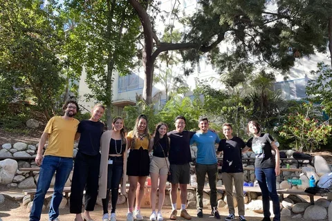 Loes lab coffee time